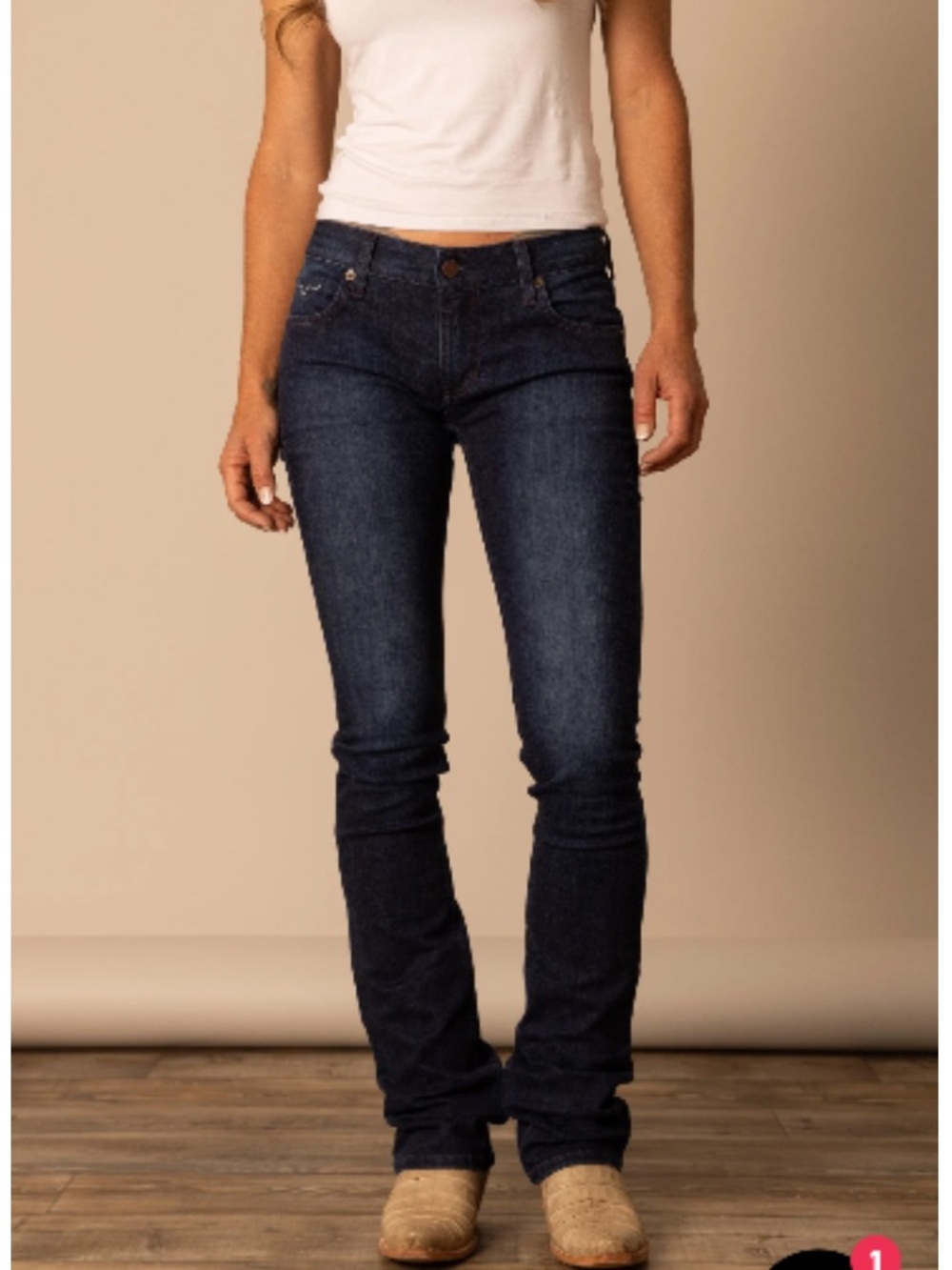 Kimes Ranch Audrey Trouser Jeans Women’s 14x32 Dark Wash Western Denim USA - Picture 1 of 6